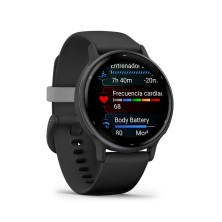 Reloj Deportivo Garmin Vivoactive 5 Slate correa de silicona Black smartwatch con funciones de salud y ejercicio