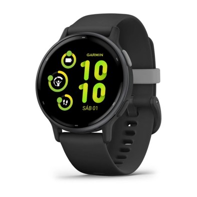 Reloj Deportivo Garmin Vivoactive 5 Slate correa de silicona Black