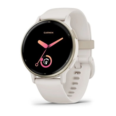 Reloj Deportivo Garmin Vivoactive 5 Cream Gold correa de silicona Ivory