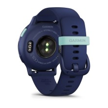 Reloj Deportivo Garmin Vivoactive 5 Blue Metallic correa de silicona Blue sensor de frecuencia cardiaca en la muñeca