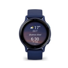 Reloj Deportivo Garmin Vivoactive 5 Blue Metallic correa de silicona Blue versátil y conectado a tu smartphone y musica