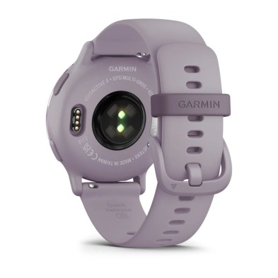 Reloj Deportivo Garmin Vivoactive 5 Orchid Metallic correa de silicona Orchid sensor de frecuencia cardiaca en la muñeca