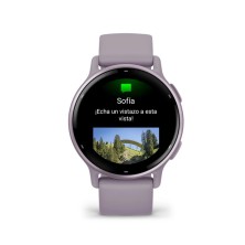 Reloj Deportivo Garmin Vivoactive 5 Orchid Metallic correa de silicona Orchid