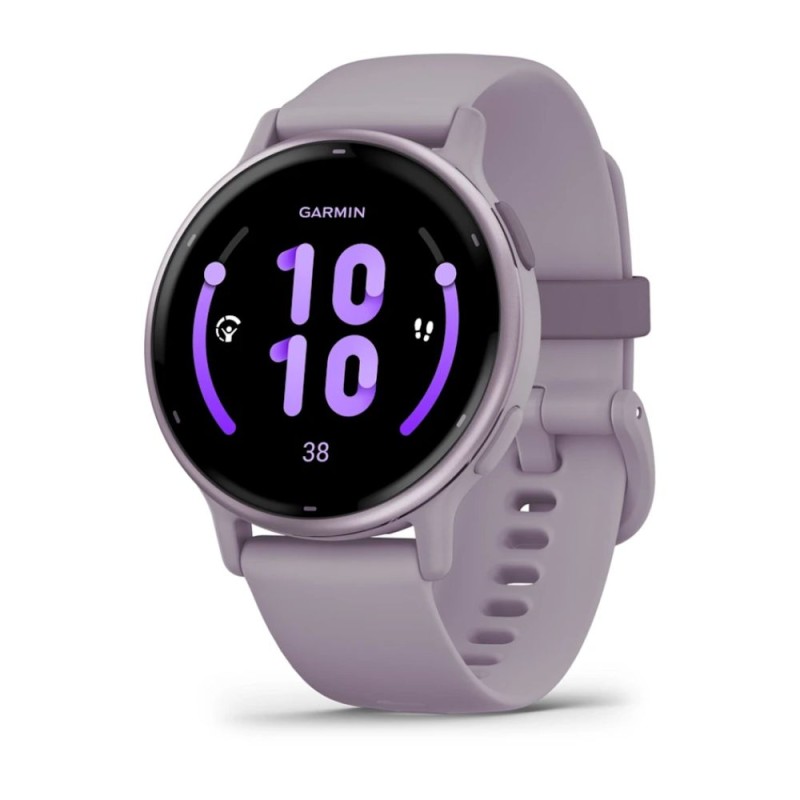 Reloj Deportivo Garmin Vivoactive 5 Orchid Metallic correa de silicona Orchid