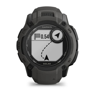 Reloj Multideporte Garmin Instinct 2X Solar 50mm Graphite con rutas trackback