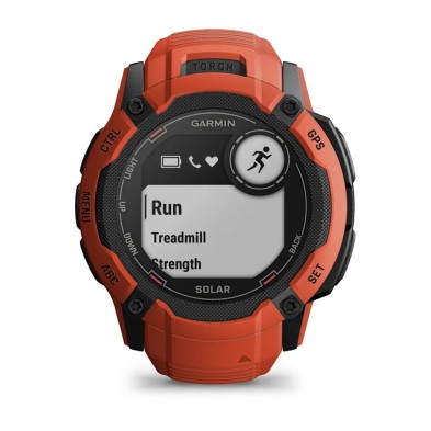 Reloj Multideporte Garmin Instinct 2X Solar 50mm Flame Red aplicaciones deportivas integradas