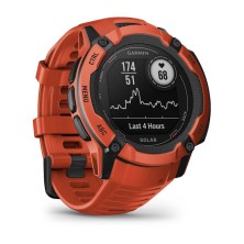 Reloj Multideporte Garmin Instinct 2X Solar 50mm Flame Red  lente de carga solar Power Glass