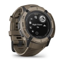 Reloj Multideporte Garmin Instinct 2X Solar Tactical Edition Coyote Tan  lente de carga solar Power Glass