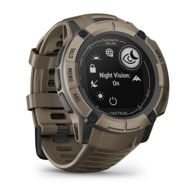 Reloj Multideporte Garmin Instinct 2X Solar Tactical Edition Coyote Tan  lente de carga solar Power Glass