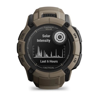 Reloj Multideporte Garmin Instinct 2X Solar edición tactical color marrón
