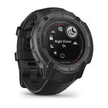Reloj Multideporte Garmin Instinct 2X Solar Tactical Edition Black lente de carga solar Power Glass modo visión nocturna