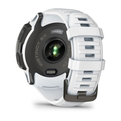 Reloj Multideporte Garmin Instinct 2X Solar 50mm Whitestone  sensor de frecuencia cardiaca en la muñeca