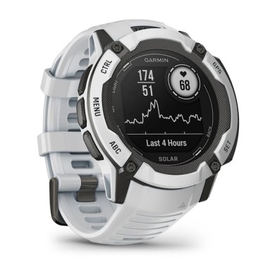 Reloj Multideporte Garmin Instinct 2X Solar 50mm Whitestone lente de carga solar Power Glass