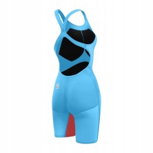 Bañador Speedo Fastskin LZR Pure Valor 2.0 Openback Kneeskin mujer Blue Red