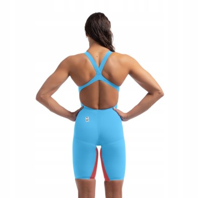 Bañador Speedo Fastskin LZR Pure Valor 2.0 Openback Kneeskin mujer Blue Red