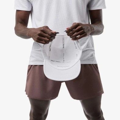 Gorra running Race Cap White