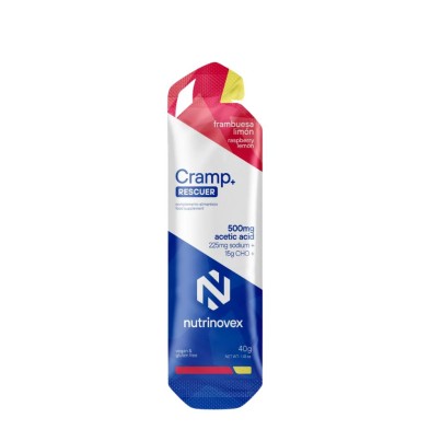 Gel de emergencia Nutrinovex Cramp Rescuer 40g Frambuesa limón