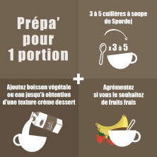 Overstims Spordej Chocolate 600g preparación