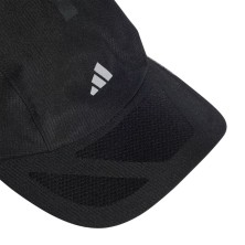 Gorra Adidas Running X Adizero Unisex Black/ Reflective Silver visera curvada