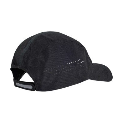 Gorra Adidas Running X Adizero Unisex Negro plata reflectante
