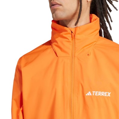 Chaqueta impermeable Adidas Terrex Multi Essentials hombre Semi Impact Orange