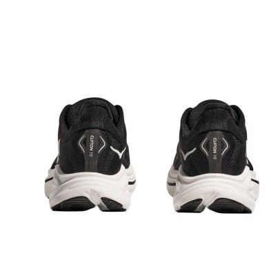 Zapatillas Hoka Clifton 10 hombre Black/ White 8mm entre talón y puntera