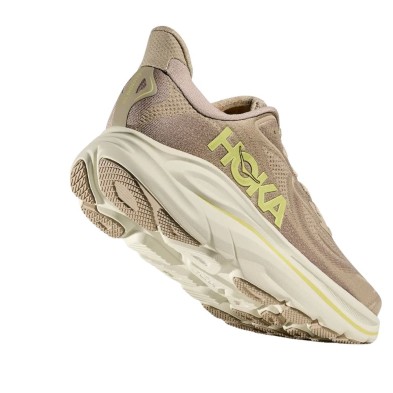 Zapatillas Hoka Clifton 10 hombre Raw Linen Stone  entresuela optimizada para que sea más estable