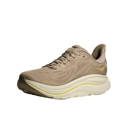 Zapatillas Hoka Clifton 10 hombre Raw Linen Stone con mejor ajuste en el antepié