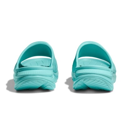 Sandalias Hoka Ora Athletic Slide azul turquesa par