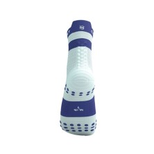 Calcetines Compressport Pro Racing V4.0 Run High Star White/ Orient Blue nueva puntera más ancha ofrece un ajuste más ergonómico