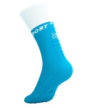 Calcetines compresión Compressport Mid Compression V2.0 Norse Blue White ligeros y transpirables