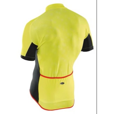 Maillot Force Full Zip manga corta amarillo