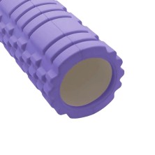 Rodillo de masaje hueco ElkSport Lila
