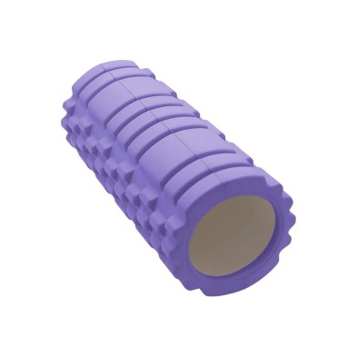 Rodillo de masaje hueco ElkSport Lila