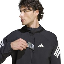 Chaqueta con capucha Adidas Adi365 3S hombre Black bolsillo para guardar los imprescindibles