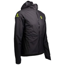Chaqueta impermeable Scott RC Run WP hombre Black Yellow