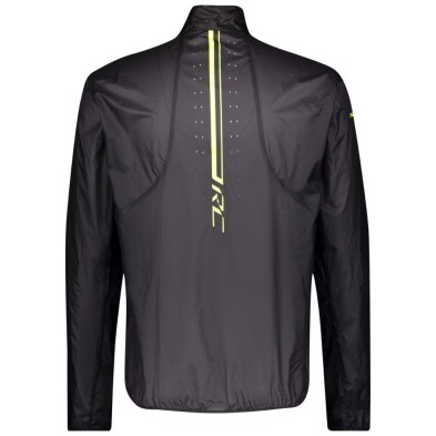 Chaqueta cortavientos Scott RC Run WB hombre negro y amarillo