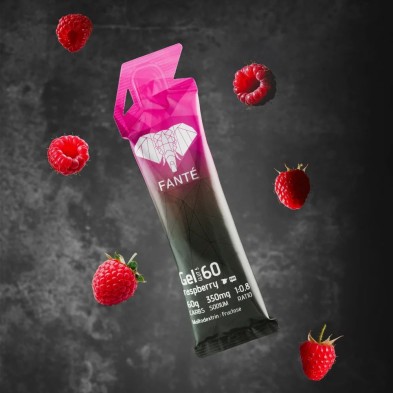 Gel energético Fanté Gel 60 Glut 5 Frambuesa sin cafeína