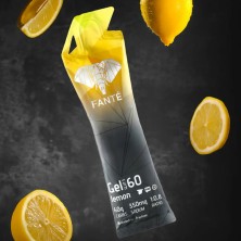Gel energético Fanté Gel 60 Glut 5 sin cafeína Limón con limones naturales