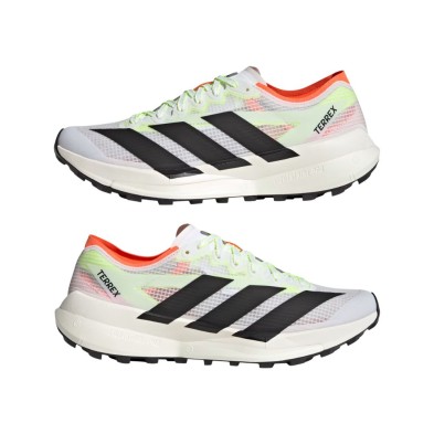 Zapatillas Adidas Terrex Agravic Speed 2 Cloud White/ Core Black/ Semi Impact Orange drop 8 mm