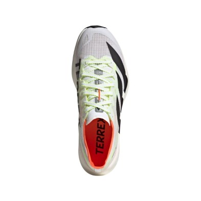 Zapatillas Adidas Terrex Agravic Speed 2 Cloud White/ Core Black/ Semi Impact Orange Empeine textil y sintético