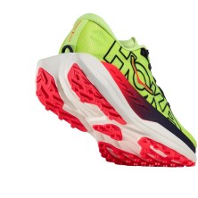 Zapatillas Hoka Rocket X Trail Hombre Neon Yuzu Neon Flame ligera suela de caucho