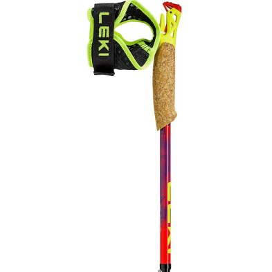 Bastones Leki Ultratrail FX. One SL Superlite (par) Bright Red/ Violet/ Neon Yellow empuñadura