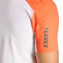 Camiseta manga corta Adidas Terrex Xperior Pro Hombre White/ Semi Impact Orange