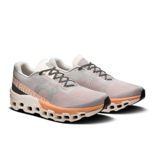 Zapatillas On Running Cloudmonster 2 hombre Glacier Tangerine monstruos del asfalto