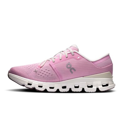 Zapatillas On Running Cloud X 4 mujer Petal Sand perfil