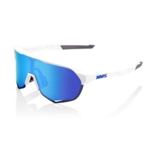 Gafas S2 Matte White Hiper Blue Multilayer Mirror Lens