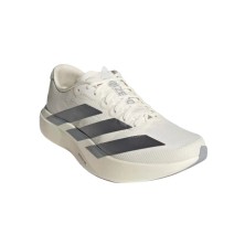 Zapatillas Adidas Adizero Evo SL Woven Hombre Core White Halo Silver mediasuela superligera