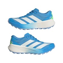Zapatillas Adidas Terrex Agravic 4 Mujer azul blanco verde fluor Estructura Cold Cement