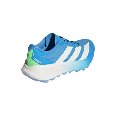 Zapatillas Adidas Terrex Agravic 4 Mujer Blue Burst Off White Lime Burst amortiguación de mediasuela lightstrike